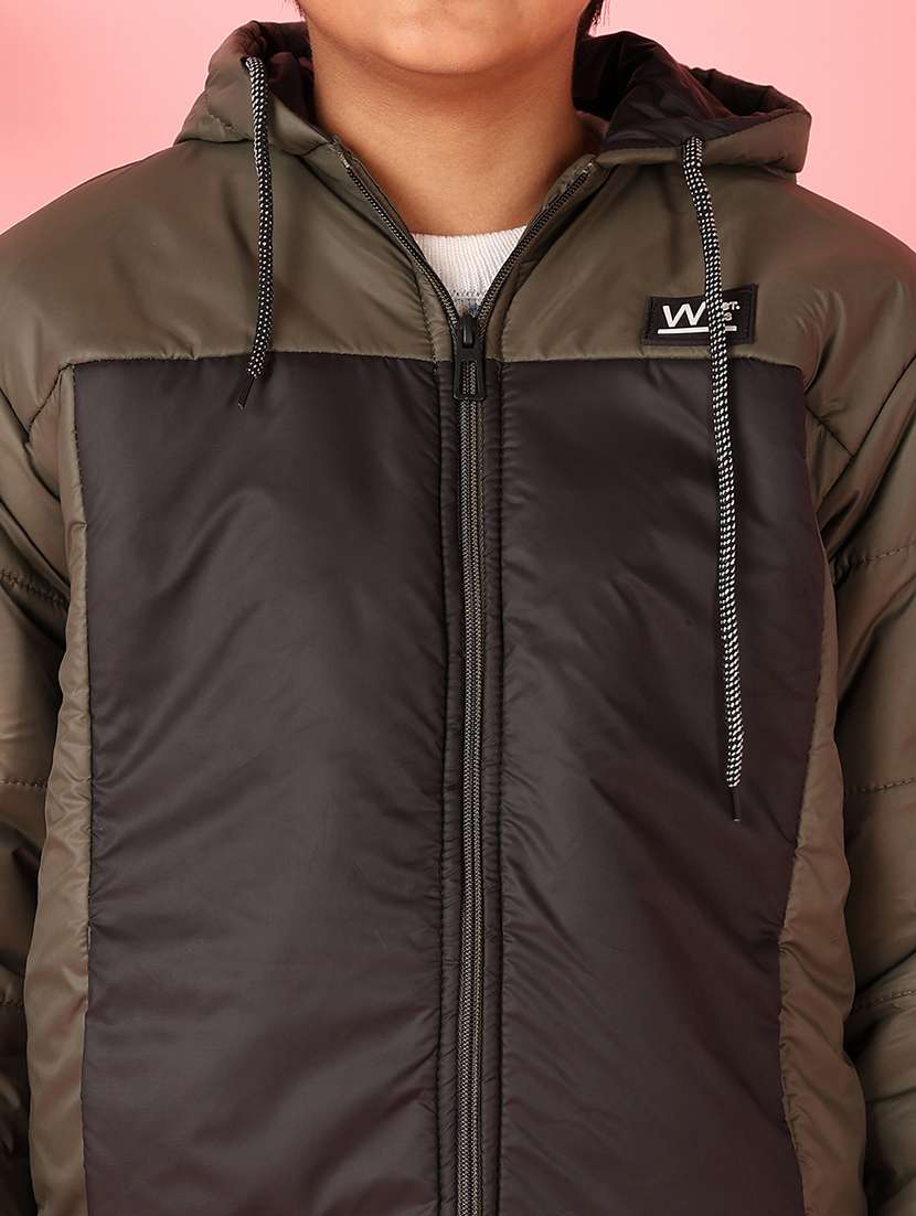 boys color block long sleeve bomber jacket - 21528804 -  Standard Image - 5