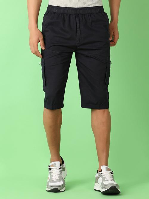 men mid rise solid cargo style three - fourth - 21528814 -  Standard Image - 0