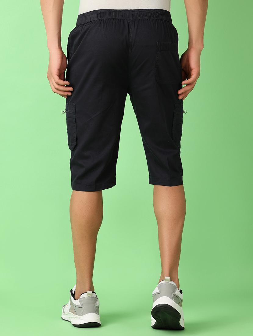 men mid rise solid cargo style three - fourth - 21528814 - Standard Image - 3