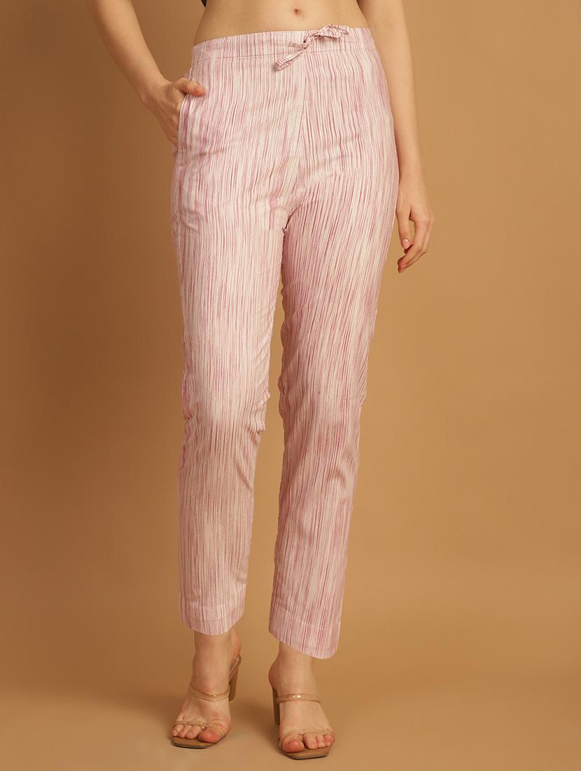 women printed ankle length flat front trouser - 21529362 - Zoom Image - 0