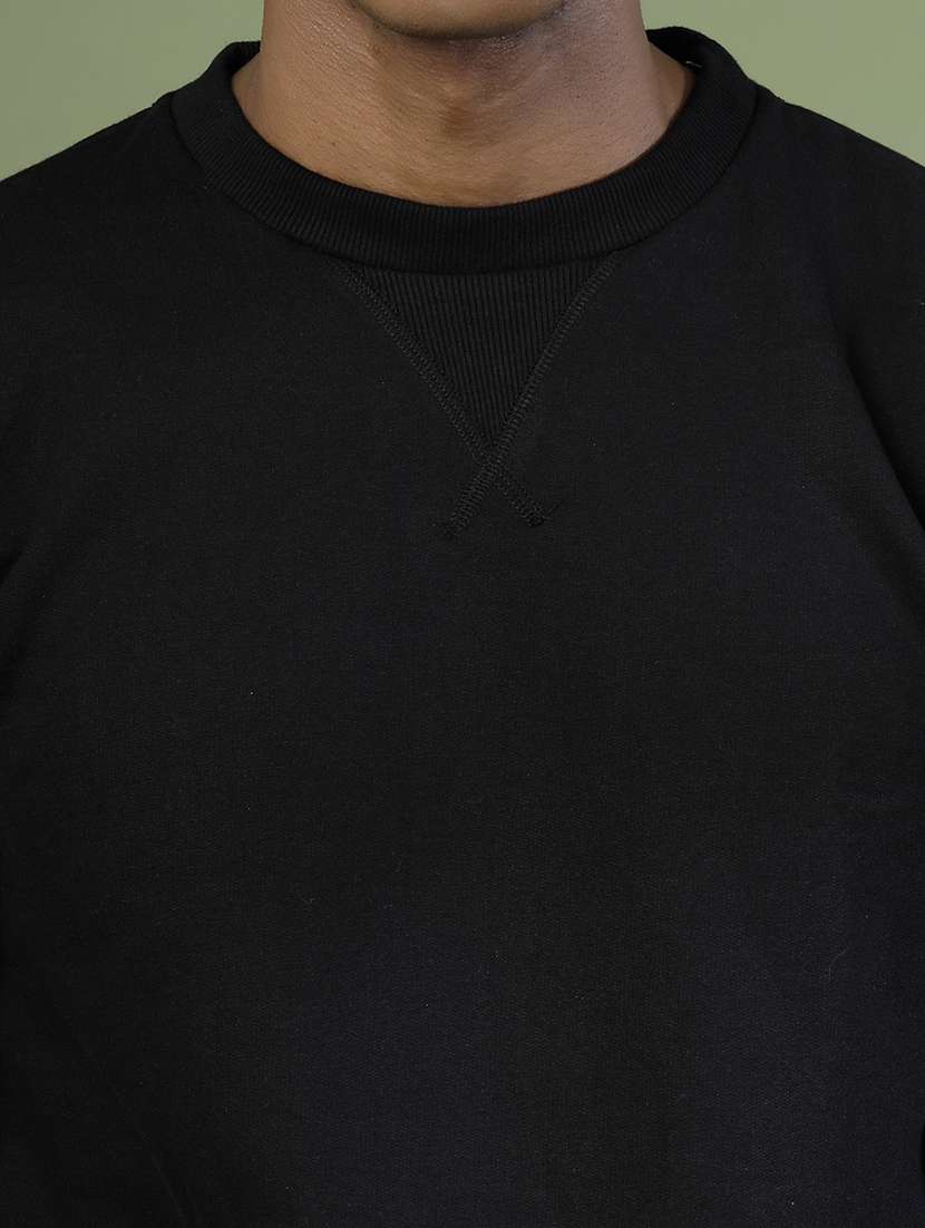 men long sleeves plain sweatshirt - 21529603 -  Standard Image - 5