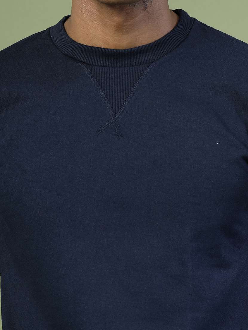 men long sleeves plain sweatshirt - 21529604 -  Standard Image - 5