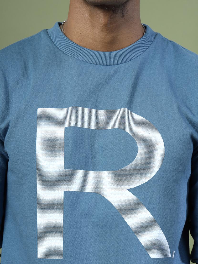 men long sleeves front print sweatshirt - 21529606 - Standard Image - 5