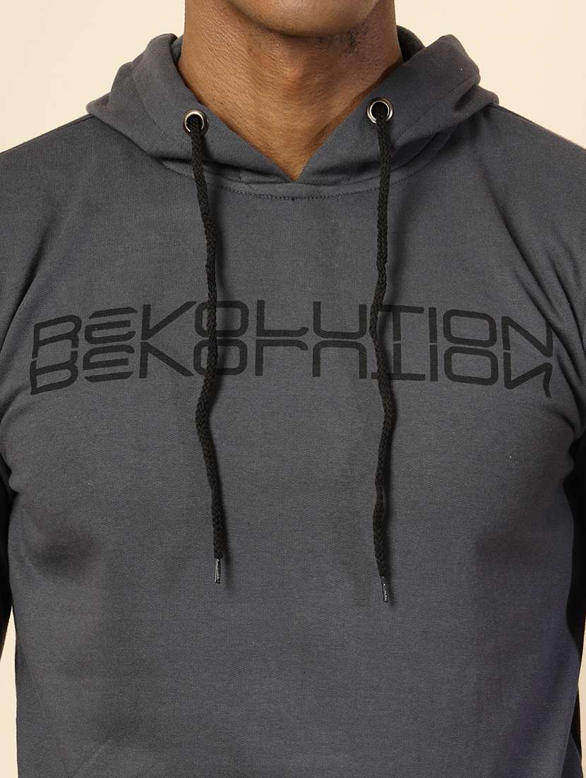 men long sleeves chest print sweatshirt - 21529608 -  Standard Image - 5