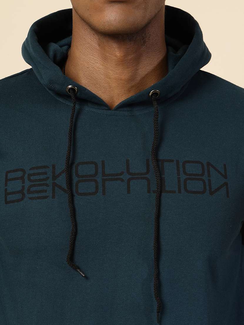 men long sleeves chest print sweatshirt - 21529609 -  Standard Image - 5