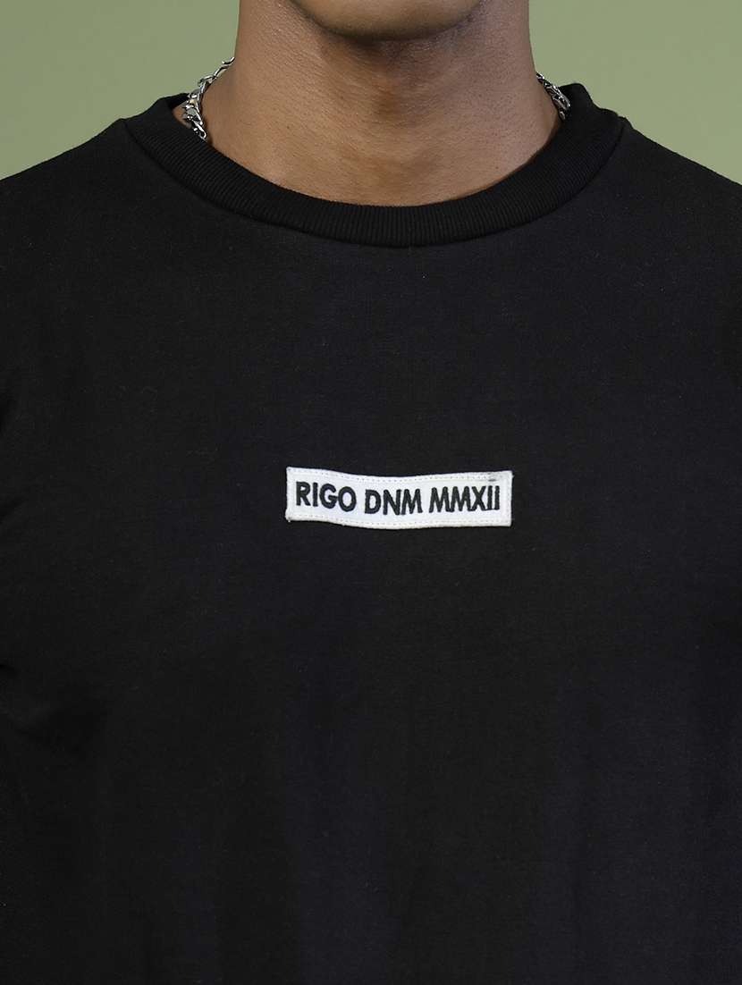 men long sleeves chest print sweatshirt - 21529612 -  Standard Image - 5