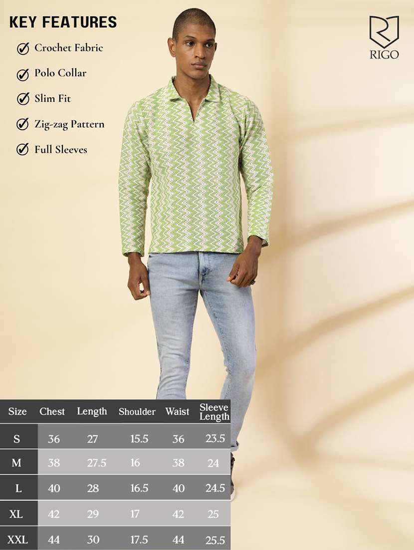 men polo neck self design t-shirt - 21529624 -  Standard Image - 3