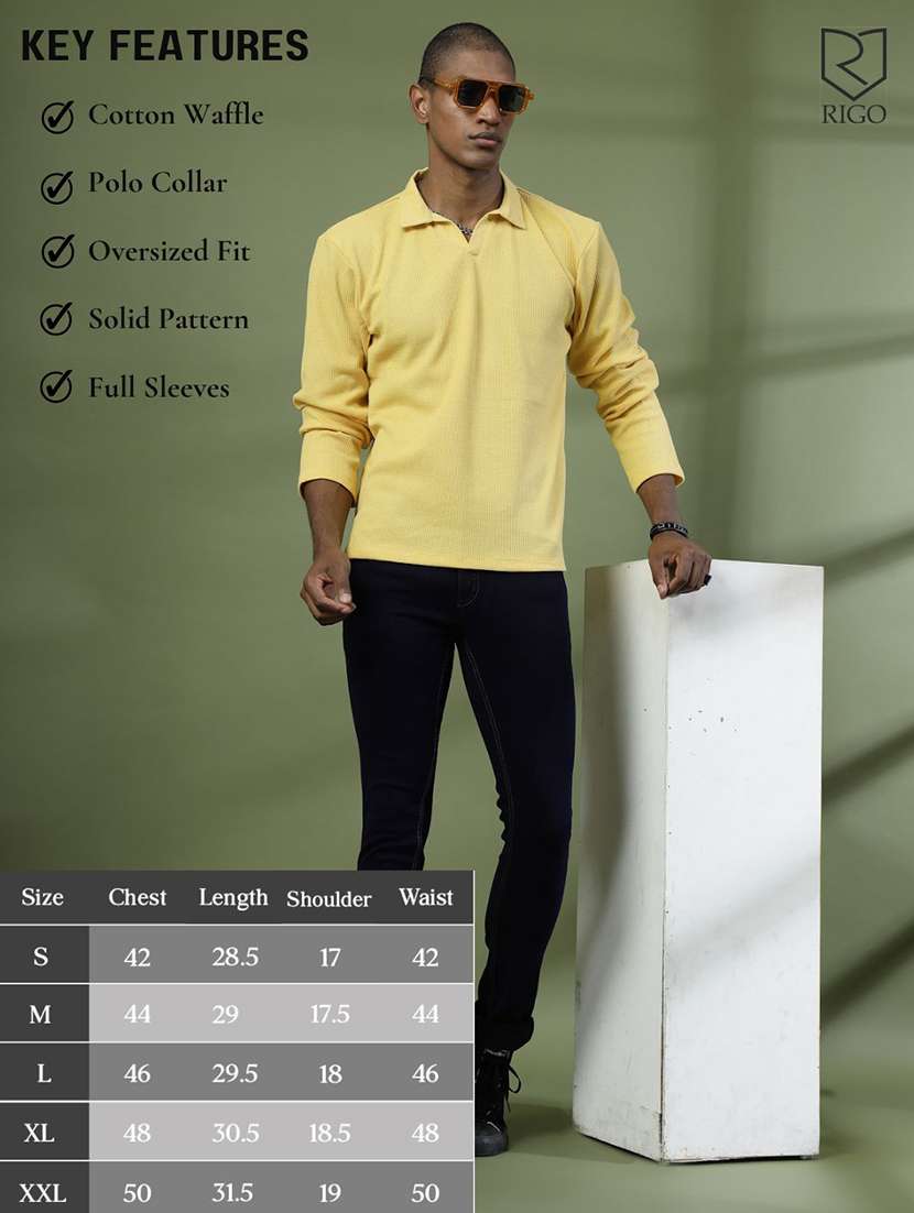 men polo neck plain t-shirt - 21529631 -  Standard Image - 3
