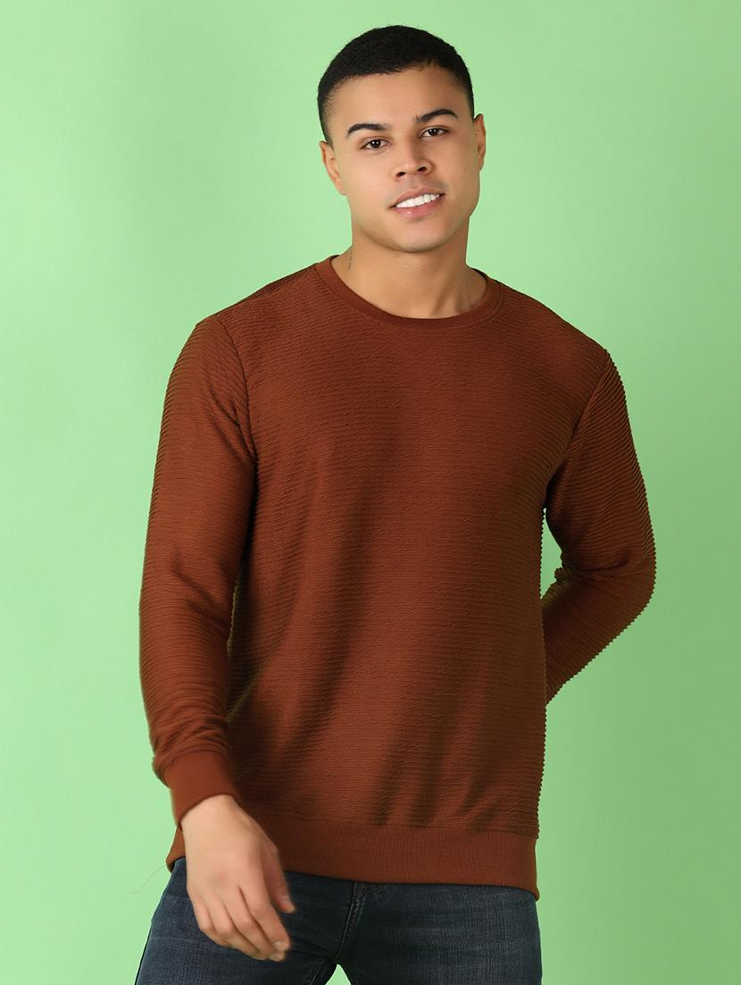 men solid long sleeve t-shirt - 21529789 -  Zoom Image - 0