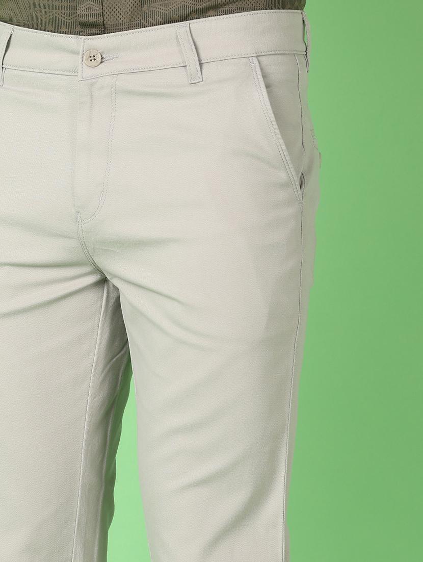 men mid rise solid chinos - 21529905 - Standard Image - 5