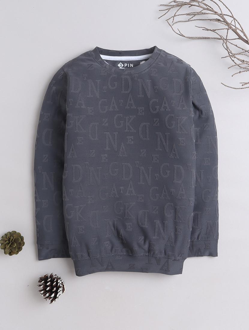 boys crew neck self-designed sweatshirt