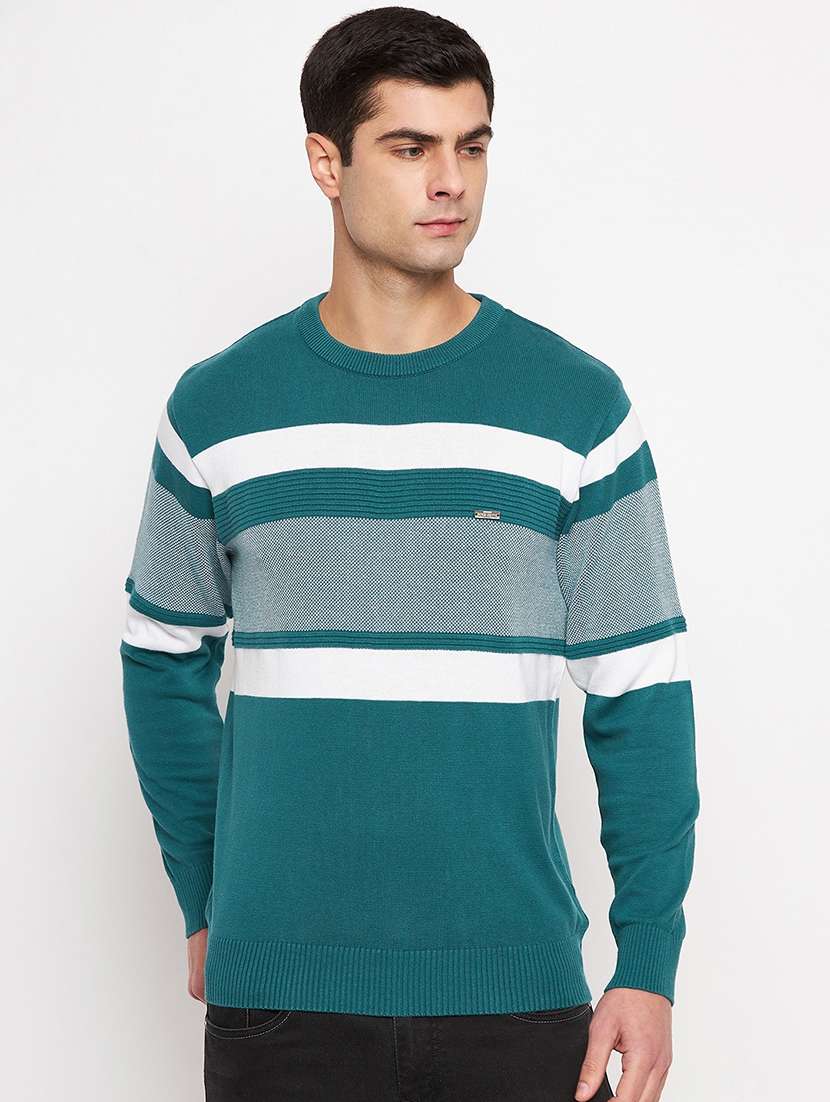 men long sleeve self-designed pullover - 21530268 -  Zoom Image - 0