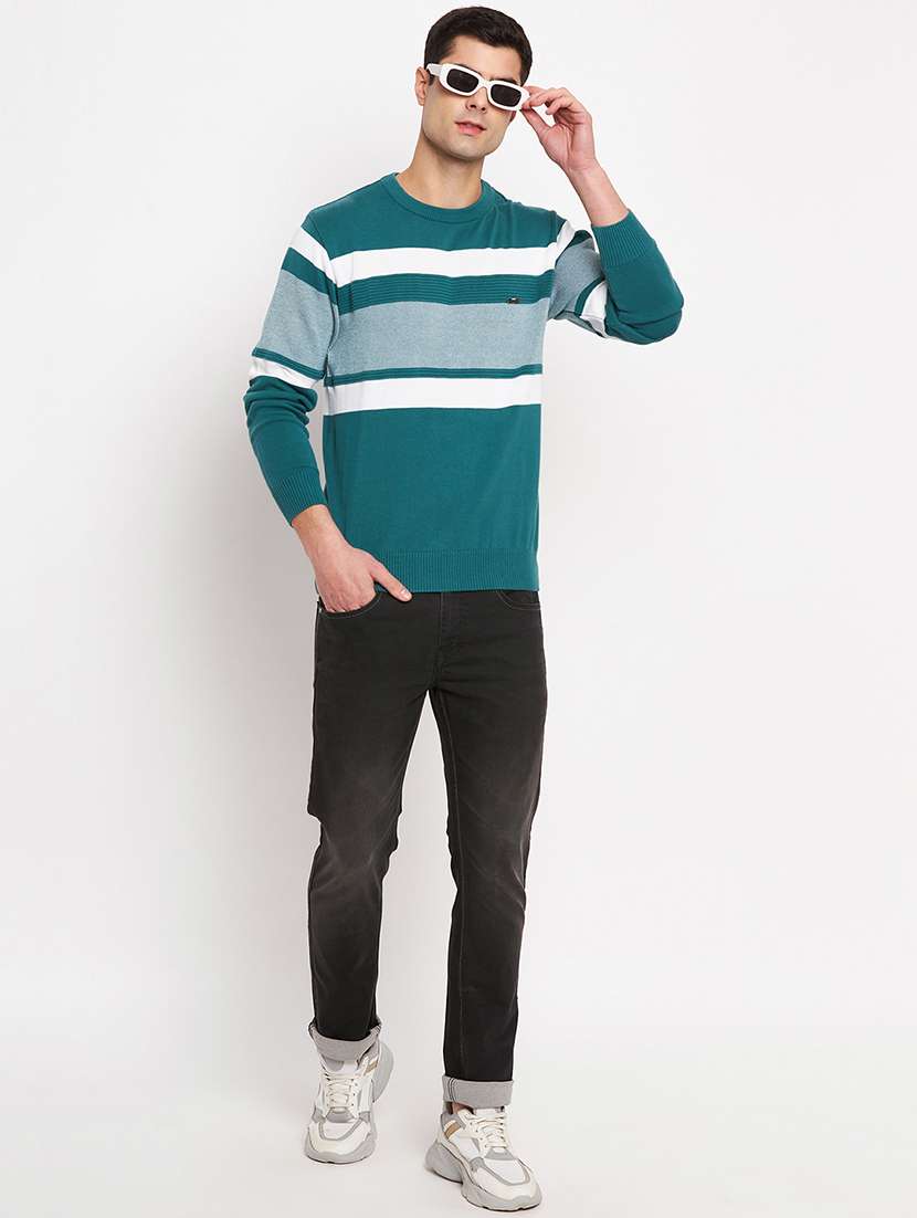 men long sleeve self-designed pullover - 21530268 -  Standard Image - 3