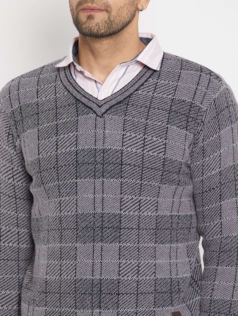 men long sleeve self-designed pullover - 21530297 -  Standard Image - 3