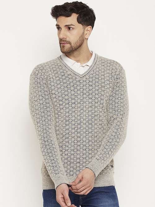 men long sleeve self-designed pullover - 21530303 -  Standard Image - 0