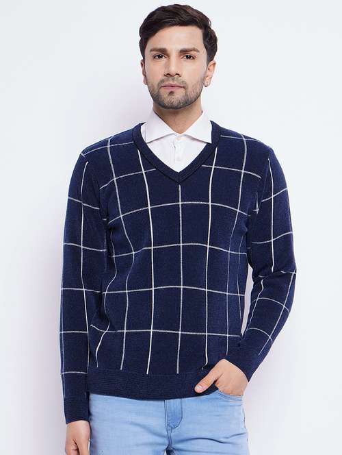 men self design long sleeve pullover - 21530311 -  Standard Image - 0