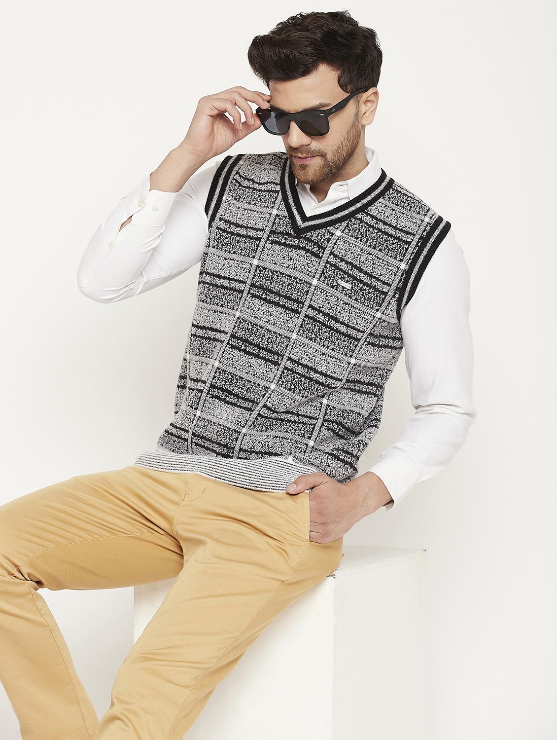 men long sleeve self-designed pullover - 21530321 - Standard Image - 3
