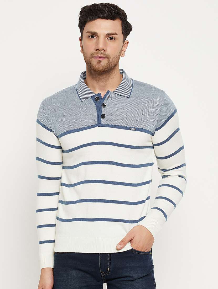 men self design long sleeve pullover