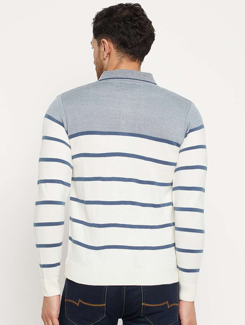 men self design long sleeve pullover - 21530448 -  Standard Image - 3