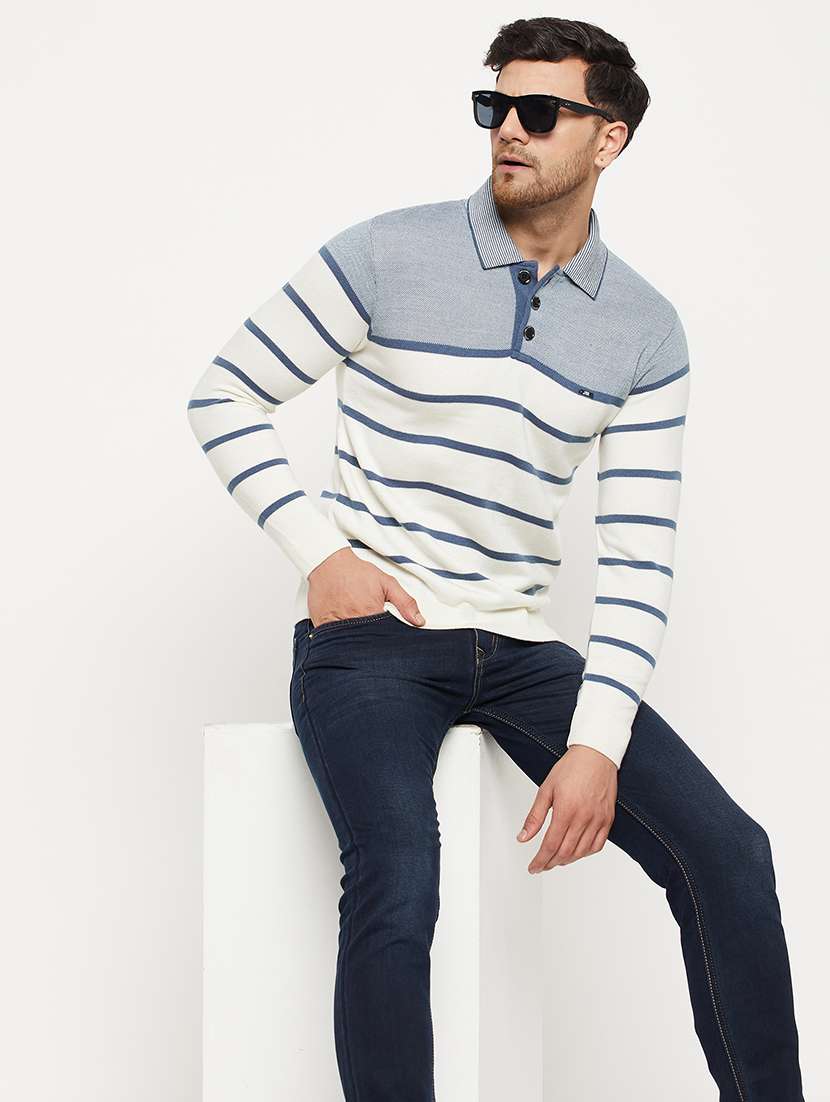 men self design long sleeve pullover - 21530448 -  Standard Image - 5