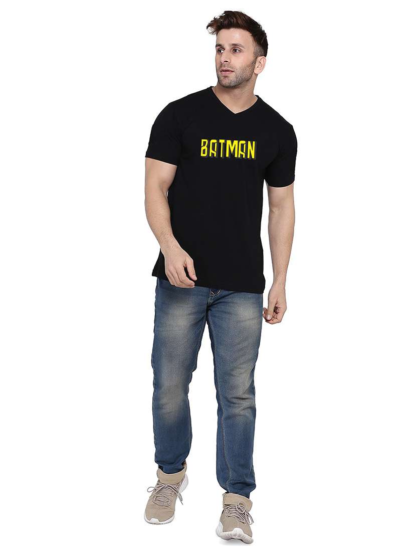 men short sleeve chest printed t-shirt - 21531107 -  Standard Image - 3