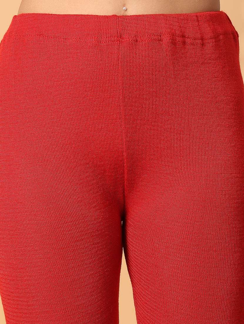 women red wool leggings - 21531137 -  Standard Image - 5