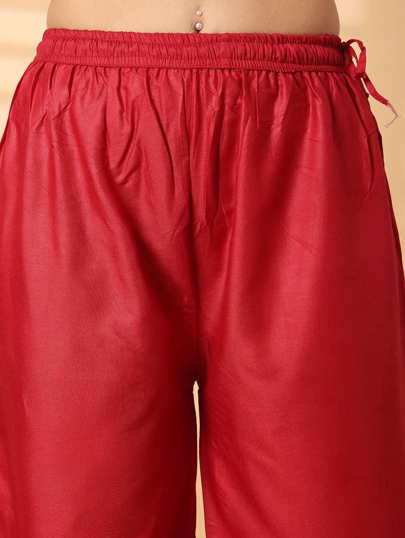 women solid straight palazzo - 21531150 - Standard Image - 5