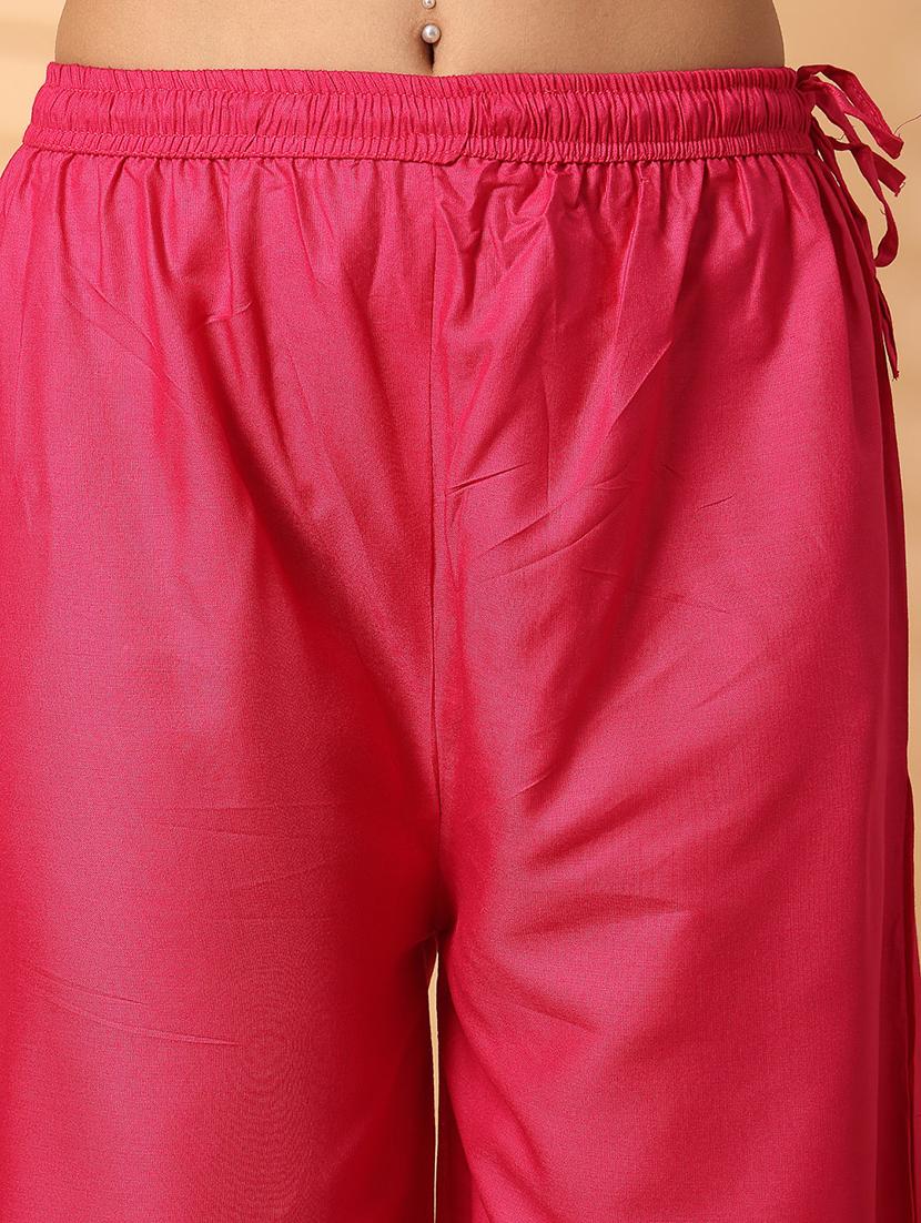 women solid straight palazzo - 21531151 - Standard Image - 5