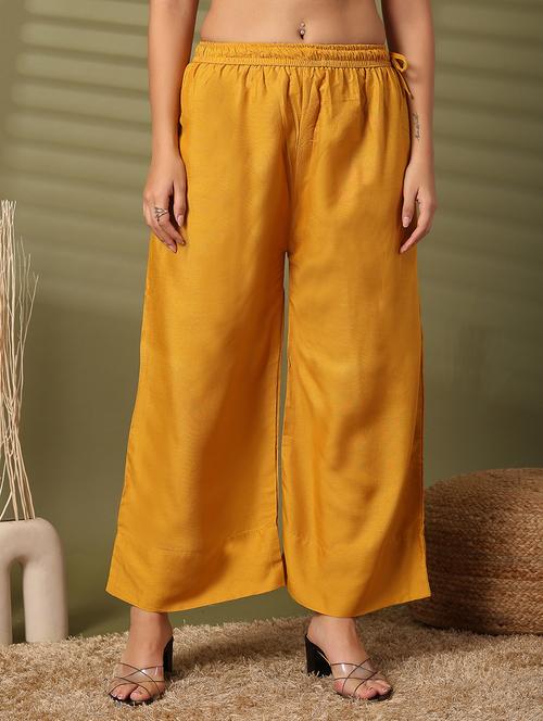 women solid straight palazzo - 21531152 - Standard Image - 0