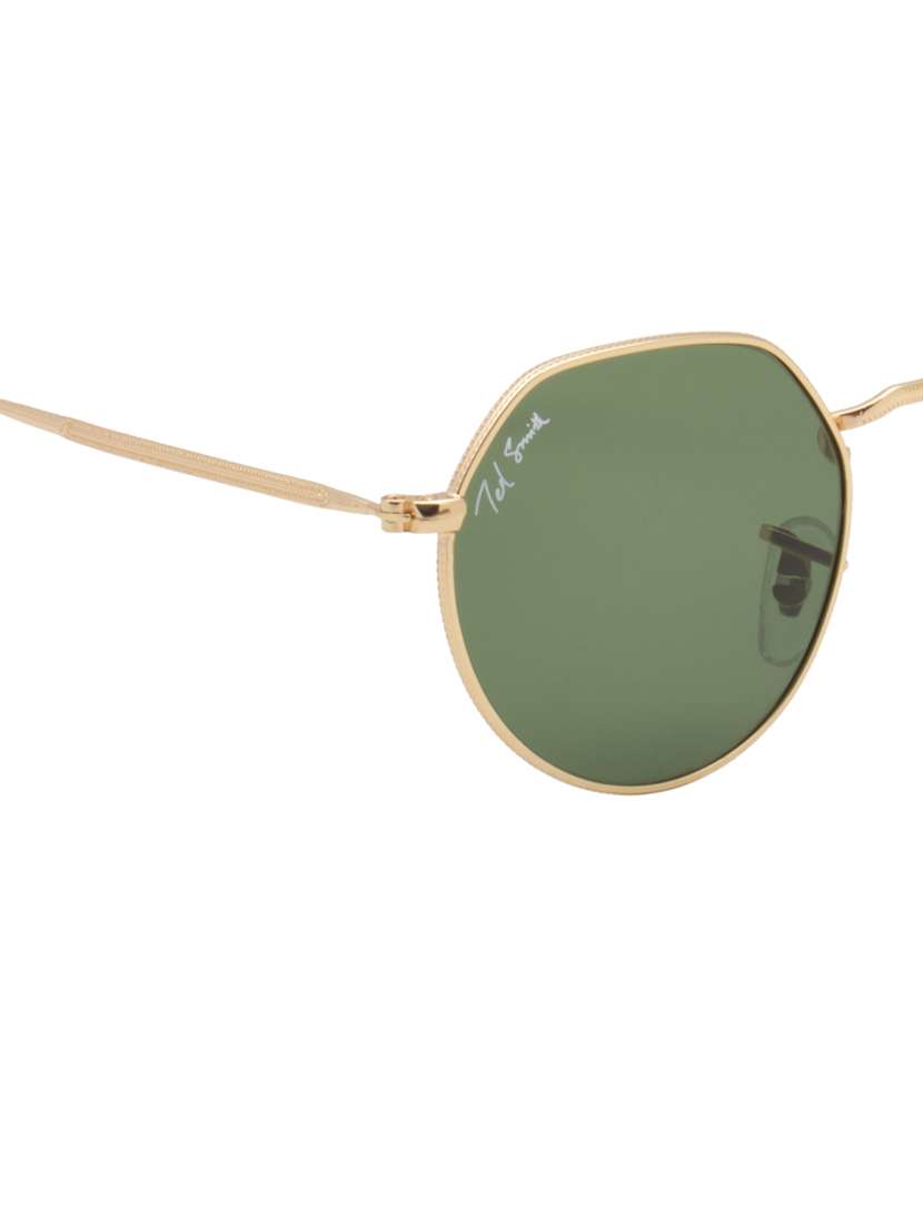 ted smith full rim round shape branded latest and stylish sunglasses | glass lens & 100 % uv protection | men & women - 21531159 - Standard Image - 5