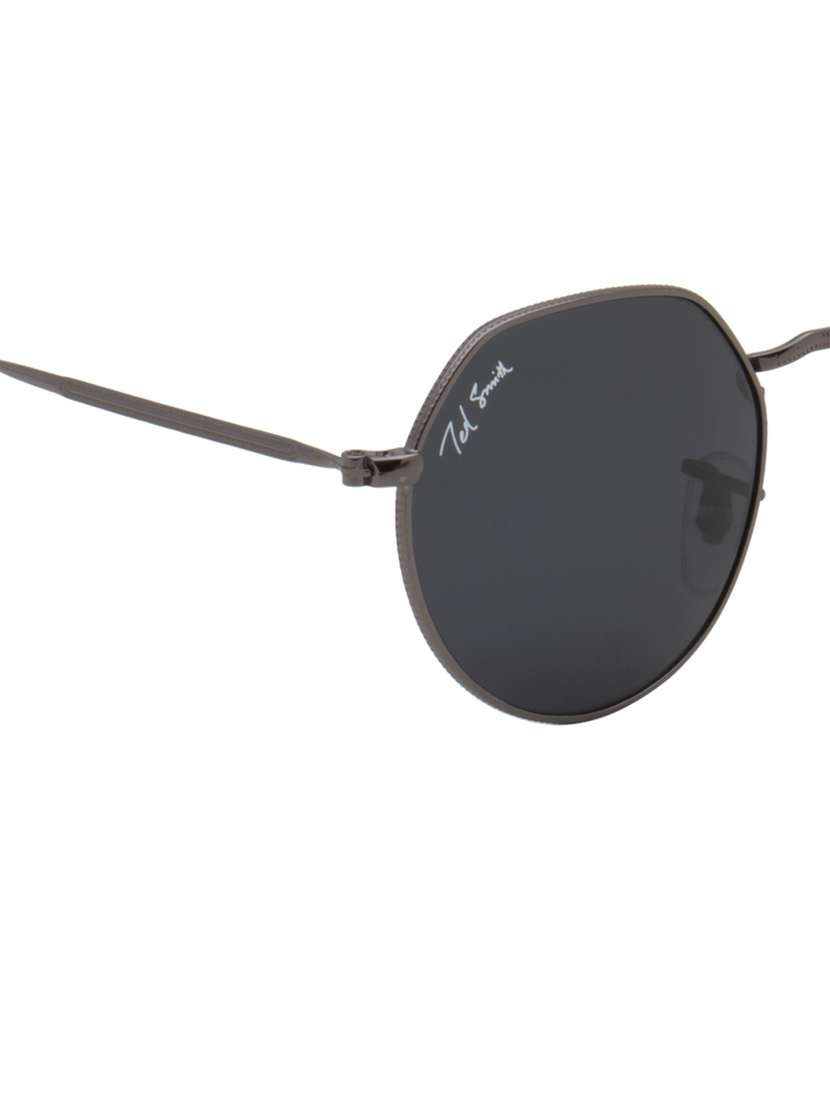 ted smith full rim round shape branded latest and stylish sunglasses | glass lens & 100 % uv protection | men & women - 21531160 - Standard Image - 5
