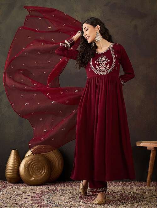 women kurta pant set with dupatta - 21531286 -  Standard Image - 0