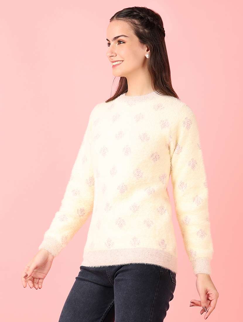 women sellf design long sleeve pullover