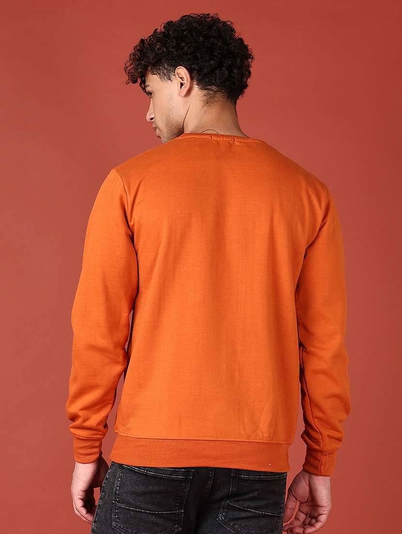 men front print long sleeve sweatshirt - 21531445 -  Standard Image - 3