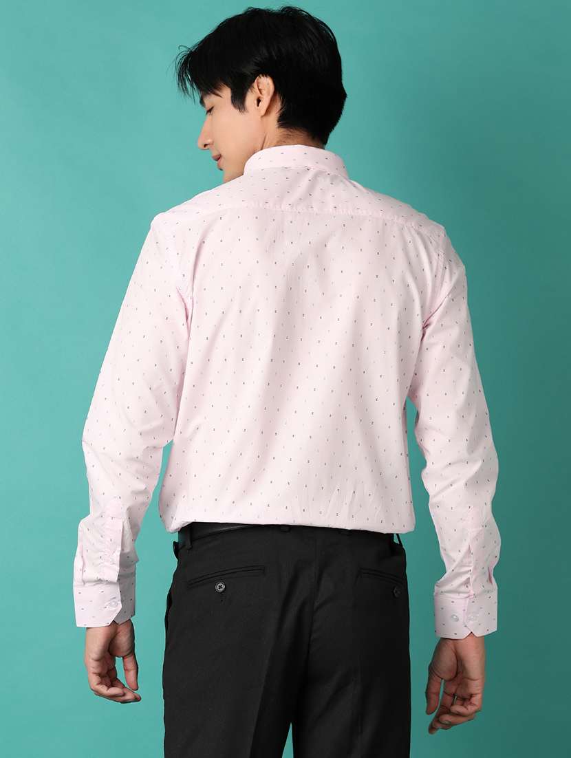 men printed long sleeve formal shirt - 21531446 - Standard Image - 3