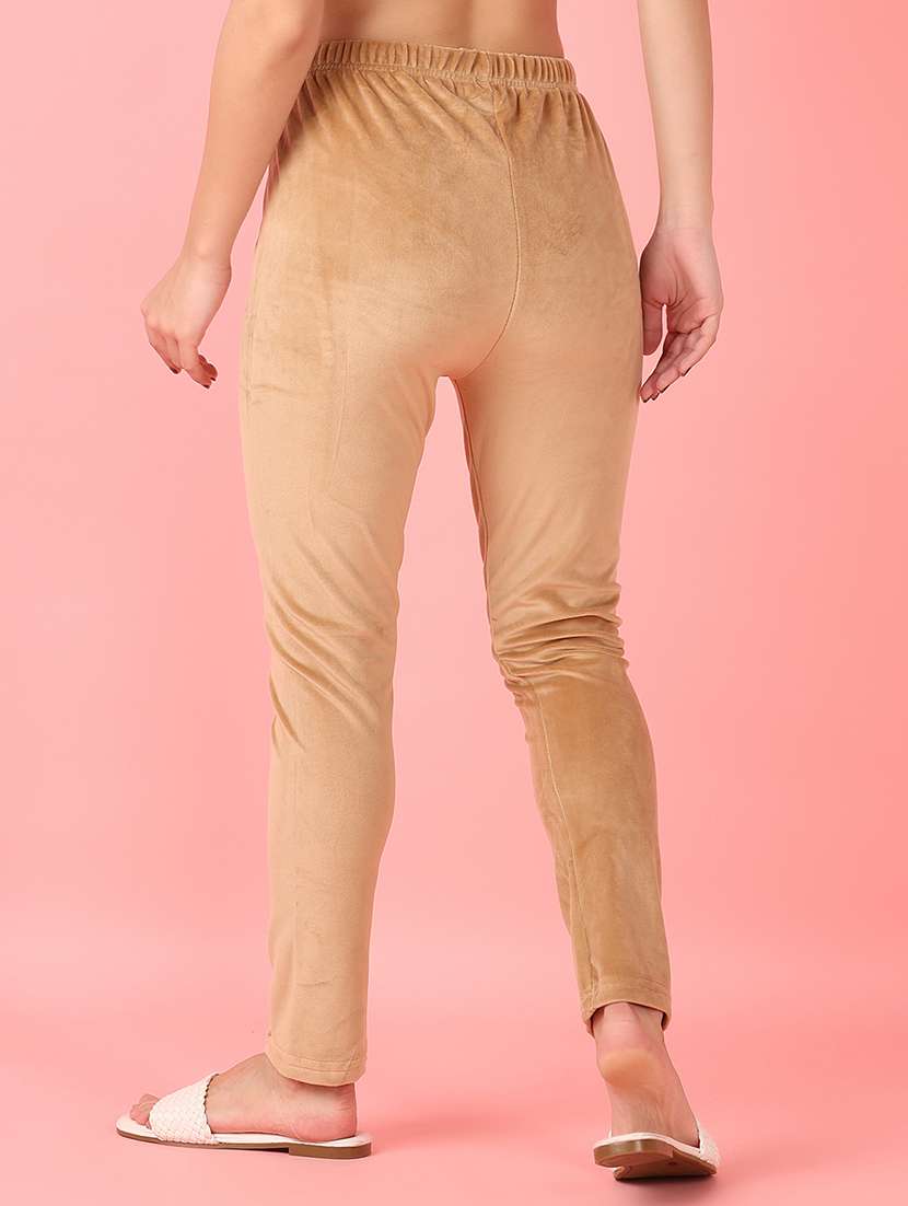women solid woolen legging - 21531450 -  Standard Image - 3