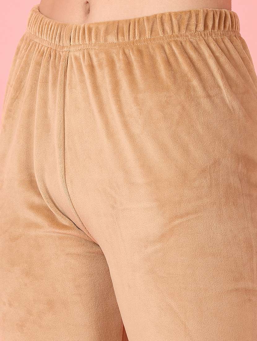 women solid woolen legging - 21531450 -  Standard Image - 5