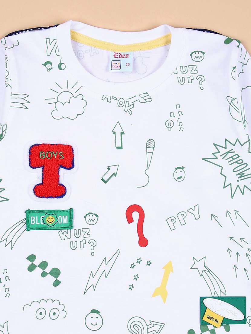 boys printed casual wear full length set - 21531463 -  Standard Image - 3