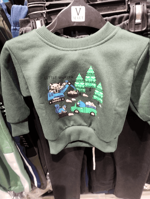 olive spun fleece sweatshirt - 21531469 - Zoom Image - 0