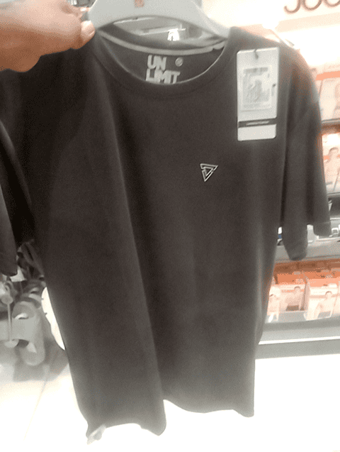 dark grey polyester tshirt - 21531490 - Standard Image - 0
