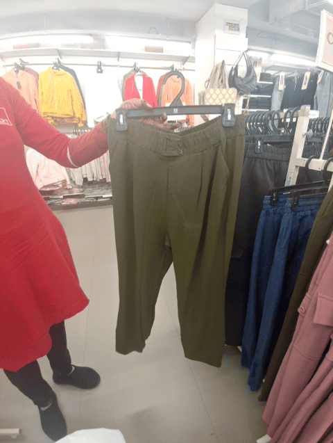 olive imported joggers - 21531566 - Zoom Image - 0