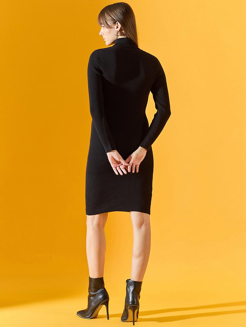 women knee length self-designed bodycon dress - 21531700 - Standard Image - 3