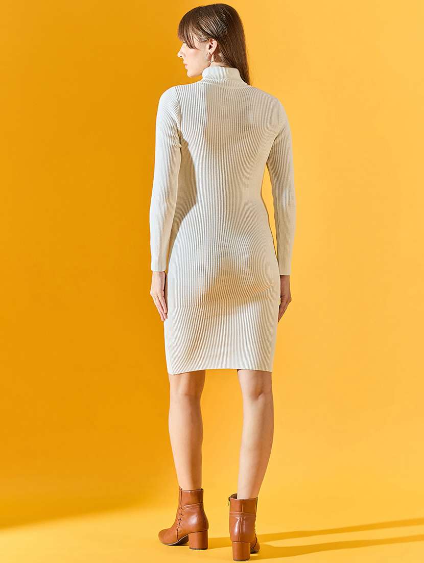 women knee length self-designed bodycon dress - 21531706 - Standard Image - 3