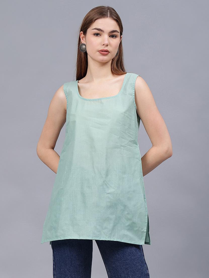 women chikankari straight kurti - 21531745 - Standard Image - 3