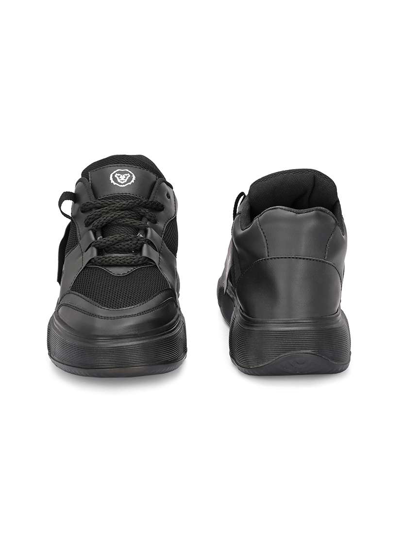 men black lace up casual shoes - 21531768 -  Standard Image - 5