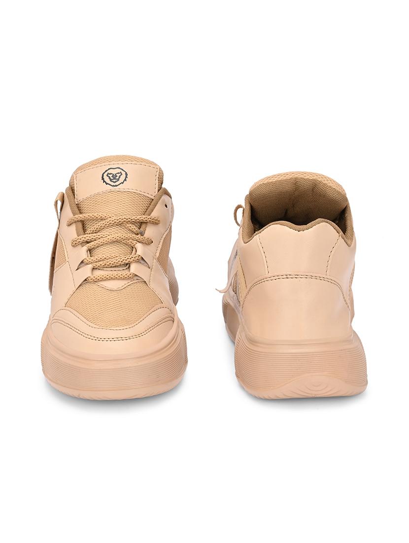 men beige lace up casual shoes - 21531769 - Standard Image - 5