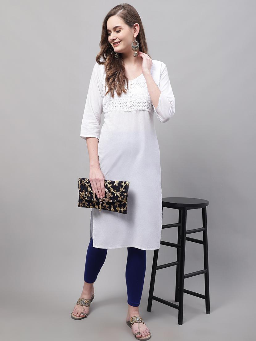 women solid ankle length leggings - 21531862 - Standard Image - 3
