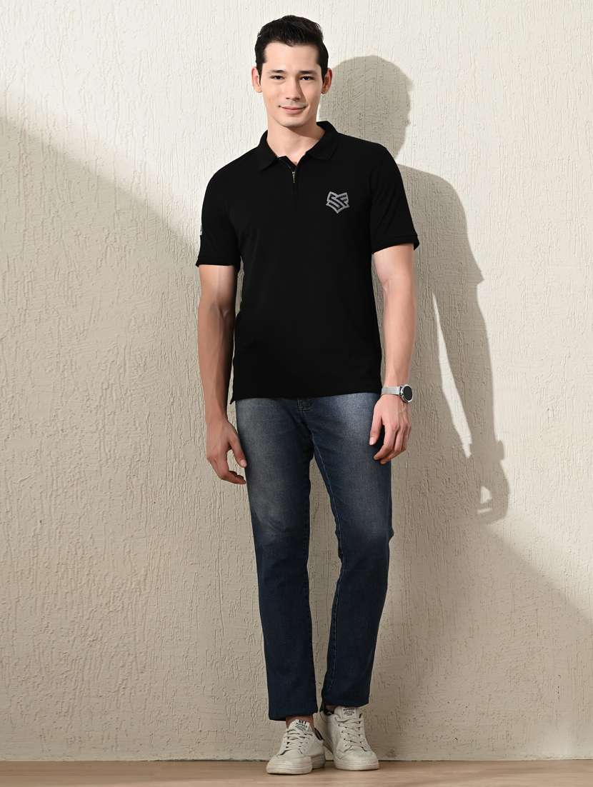 men short sleeves plain polo t-shirt - 21531976 -  Standard Image - 3