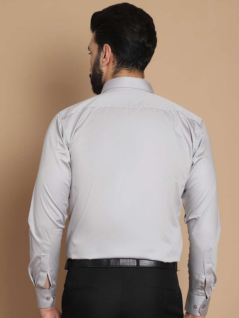 men solid formal shirt - 21531982 -  Standard Image - 3