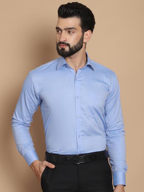 men solid formal shirt - 21531983 - Standard Image - 0